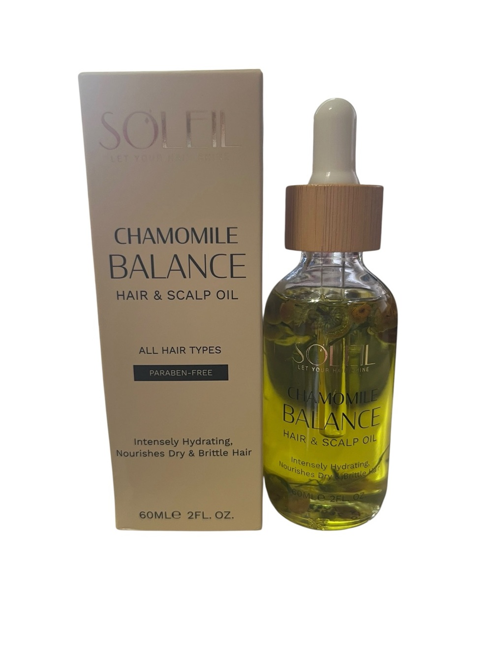 Soleil Chamomile Balance Hair & Scalp Oil – 2 oz – NEW